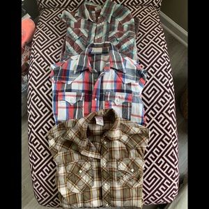 True religion plaid shirts